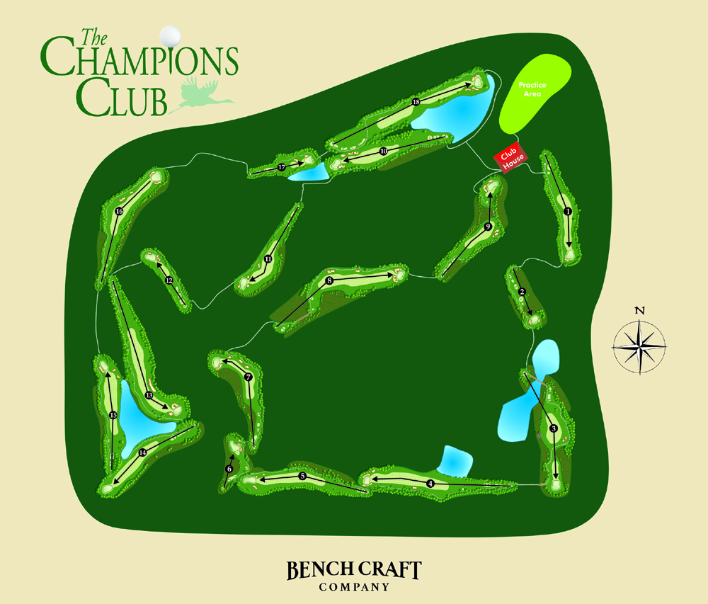 Scorecard & Course Layout Champions Club at Summerfield